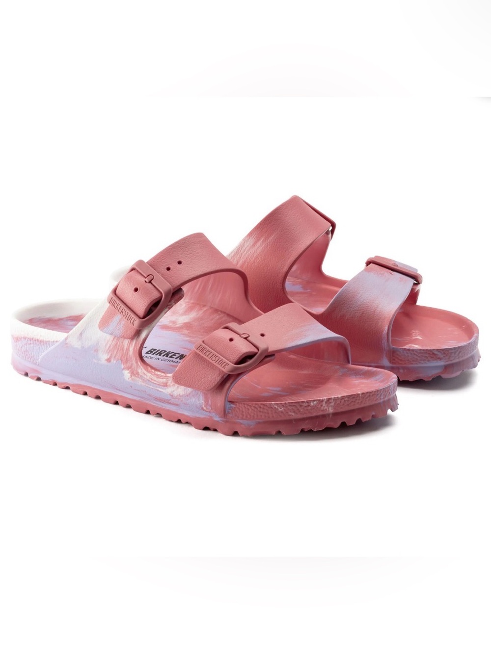 New Birkenstock Arizona EVA Sandals Slides Watermelon MultiColor Unisex 39